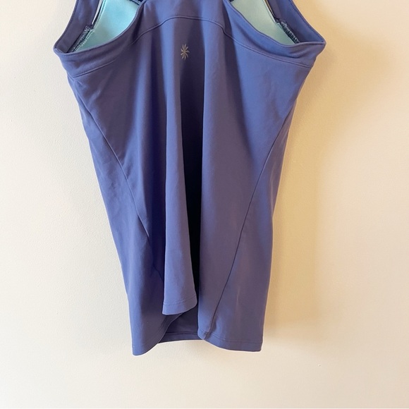 Athleta Second Glance Blue Athletic Tank Top 903765 Size Medium - Picture 7 of 10